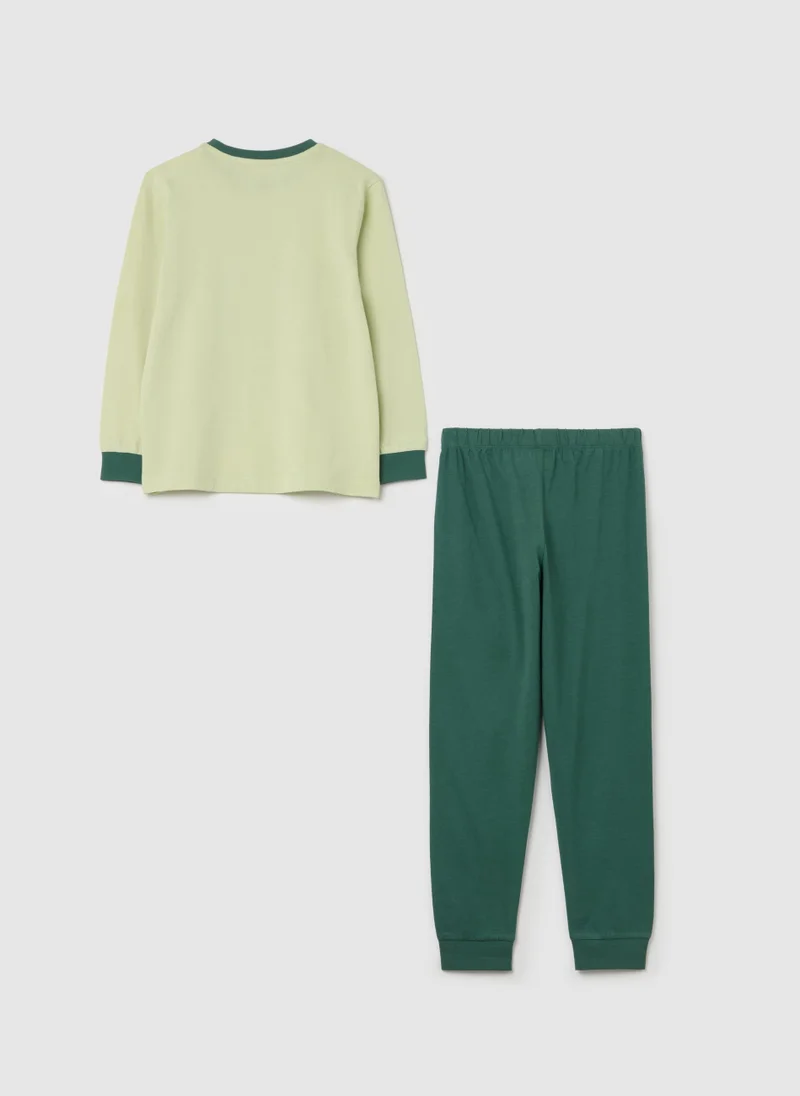 او في اس بيجامة طويلة بطبعة ديناصور من أو في إس